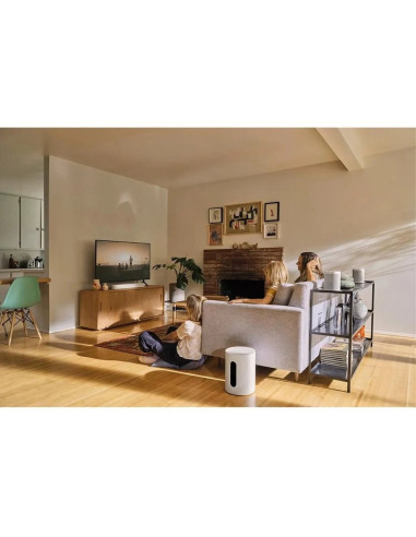 Sonos Sub Mini kompaktiškas baltas žemų dažnių garsiakalbis