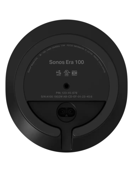 Sonos Era 100 Black su Trueplay garso derinimu