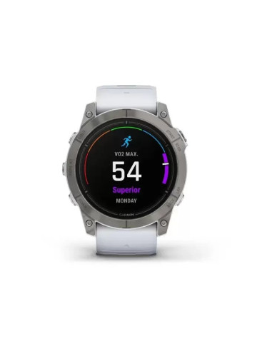 Garmin epix Pro (Gen 2) – Sapphire Edition | 51 mm (Titanas, su baltojo akmens spalvos dirželiu) GARMIN - 2