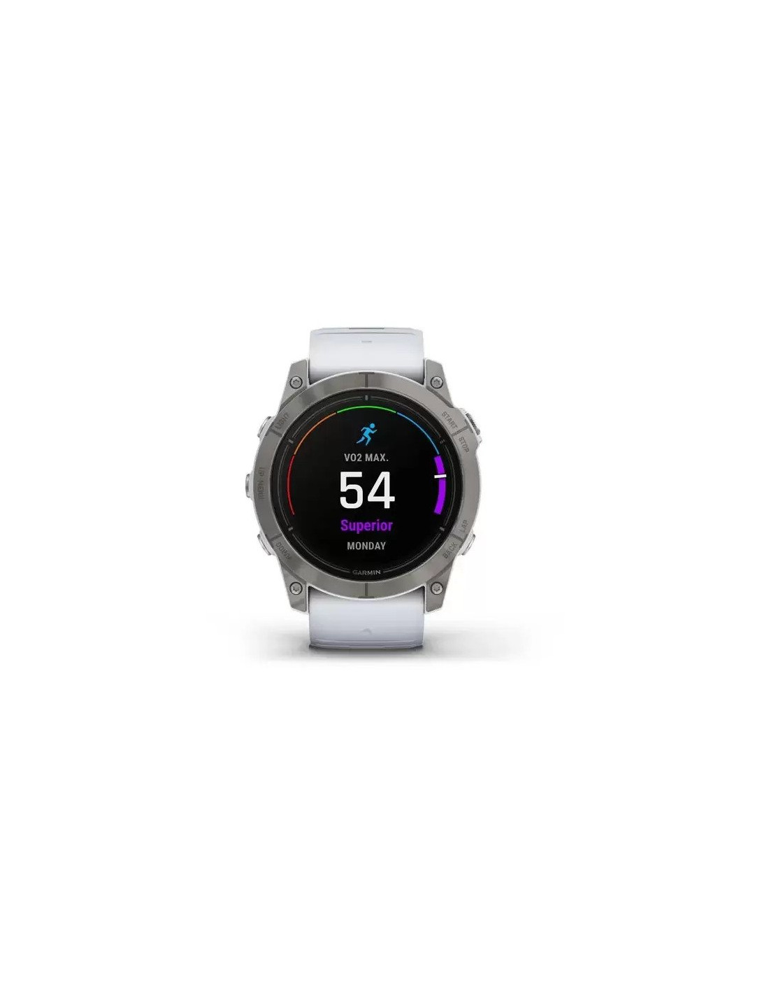 Garmin Epix Pro Gen Sapphire Edition Mm Titanas Su Baltojo