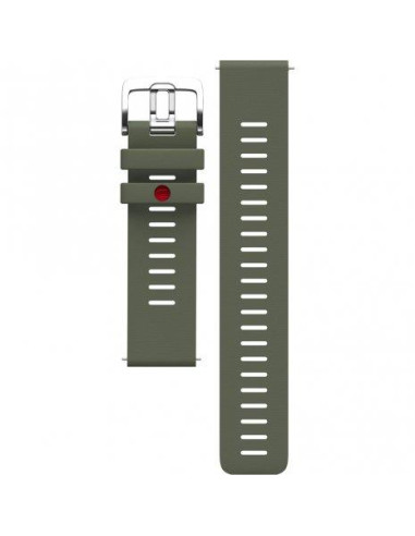 Poliarinis Silikoninis laikrodžio dirželis, 22 mm, M-L, Žalias