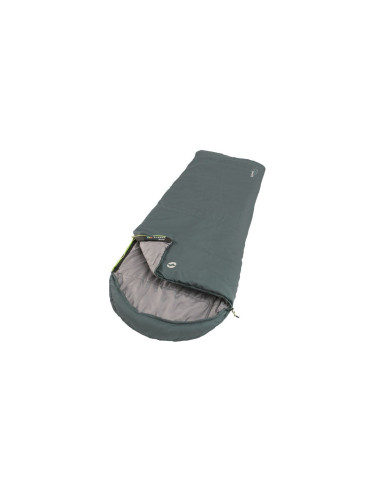 Outwell | Campion Lux Teal | Sleeping Bag | 225 x 85 cm | 2 way open - auto lock, L-shape | Teal