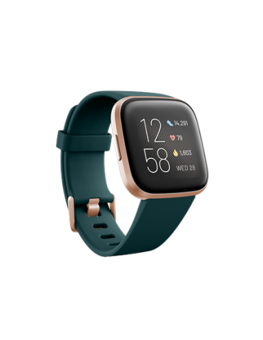 Versa 2 | Smart watch | NFC | OLED | Touchscreen | Activity monitoring 24/7 | Waterproof | Bluetooth | Wi-Fi | Emerald/CopperRos