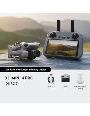 Drone, DJI, DJI Mini 4 Pro (DJI RC 2), Consumer, CP.MA.00000732.03 DJI - 4