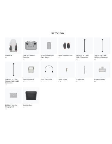 DJI DRONE MINI 4K FLY MORE COMBO 
 CP.MA.00000797.01 DJI