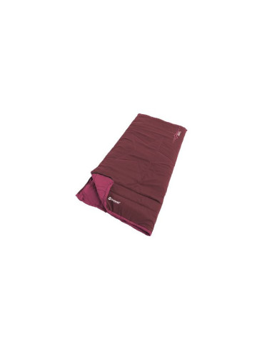 Outwell | Champ Kids Deep Red | Sleeping Bag | 150 x 70 cm | 2 way open, L-shape