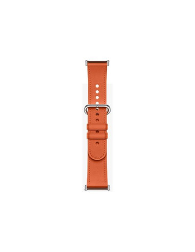 Xiaomi | Leather Quick Release Strap | Coral orange | Stainless steel/Calf leather | Fits wrists 135-205 mm