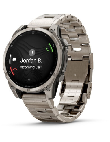 GARMIN Fenix 8 - 47 mm AMOLED Sapphire Graphite/Titanium Titanium with titanium bracelet