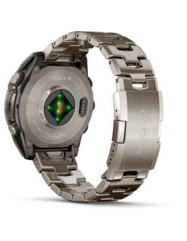 GARMIN Fenix 8 - 47 mm AMOLED Sapphire Graphite/Titanium Titanium with titanium bracelet
