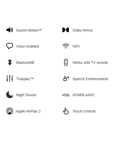 ARCG2EU1  Garso sistema Soundbaras Sonos Arc Ultra (white)