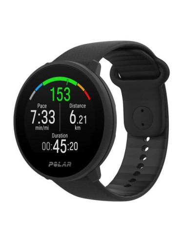 POLAR Unite Fitneso laikrodis, juodas, S-L