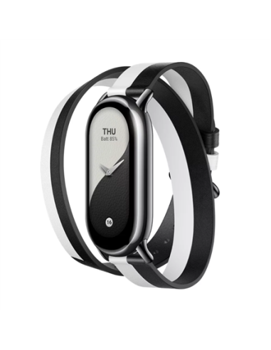 Xiaomi | Smart Band 8 Double | Black/White | PU coated leather | Total length: 140-180mm