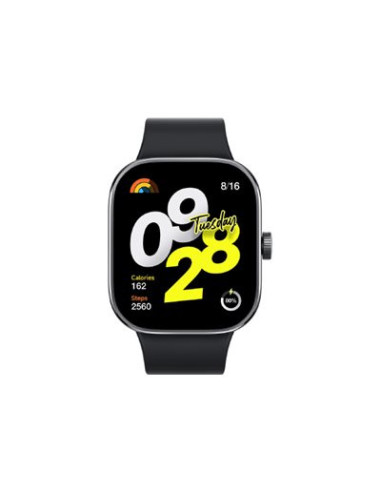 Redmi Watch 4 | Smart watch | GPS (satellite) | AMOLED | 1.97" | Waterproof | Obsidian Black