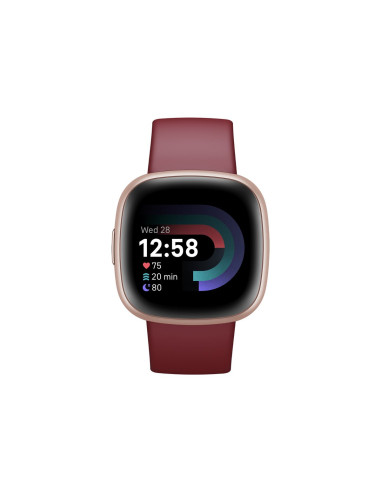 Versa 4 | Smart watch | NFC | GPS (satellite) | AMOLED | Touchscreen | Activity monitoring 24/7 | Waterproof | Bluetooth | Wi-Fi