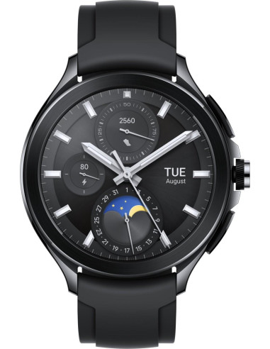 Watch 2 Pro | Smart watch | GPS (satellite) | AMOLED always-on | 36 mm | Waterproof | Black