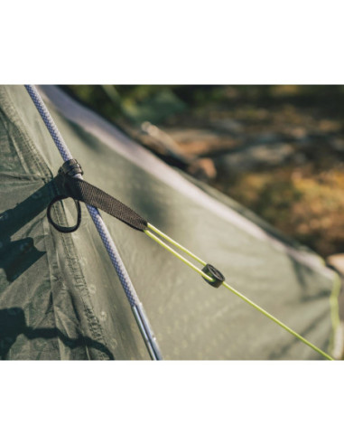 Outwell Two Room Tunnel Tent | Earth 3 Plus | 3 person(s) | Green