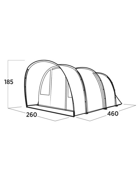 Easy Camp Tent | Skarvan 4 | 4 person(s) | Blue
