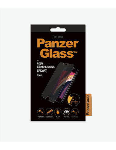 PanzerGlass | Screen Protector | Iphone | Iphone 6/6s/7/8/SE (2020) | Glass | Crystal Clear | Clear Screen Protector