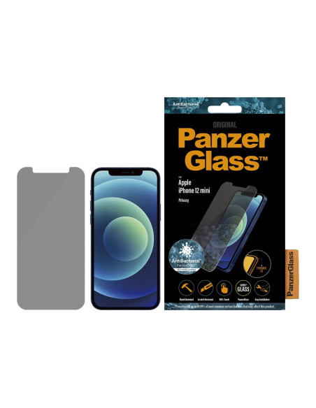 PanzerGlass | Apple | For iPhone 12 Mini | Tempered Glass | Transparent | Privacy glass