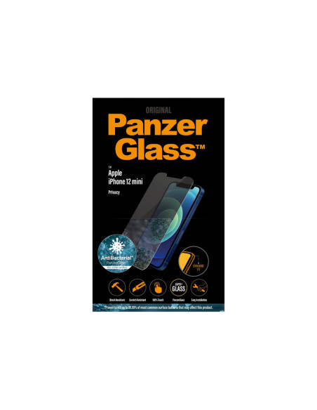 PanzerGlass | Apple | For iPhone 12 Mini | Tempered Glass | Transparent | Privacy glass