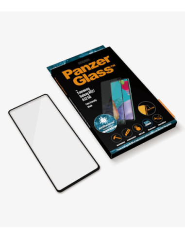 PanzerGlass | Samsung | Galaxy A52 | Black/Transparent | Antifingerprint screen protector