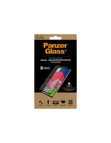 PanzerGlass | Samsung | Galaxy A52 | Black/Transparent | Antifingerprint screen protector