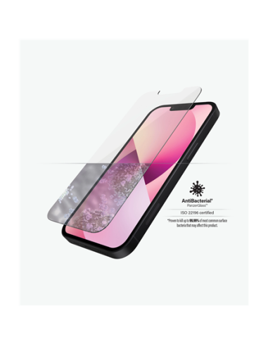 PanzerGlass | Clear Screen Protector | Apple | iPhone 13 Mini | Tempered glass | Antibacterial glass Resistant to scratches and