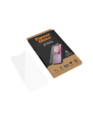 PanzerGlass | Clear Screen Protector | Apple | iPhone 13 Mini | Tempered glass | Antibacterial glass Resistant to scratches and