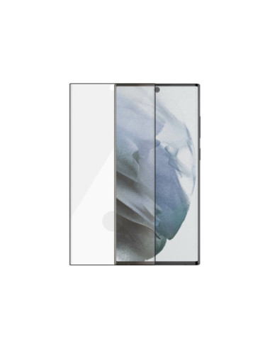 PanzerGlass | Samsung | Galaxy S22 Ultra | Tempered glass | Black | Case friendly. Compatible with ultrasonic fingerprint senso