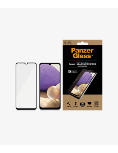 PanzerGlass | Screen protector | Samsung | Galaxy A13/M23 5G/M33 5G | Glass | Black | Case Friendly