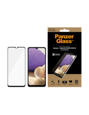 PanzerGlass | Screen protector | Samsung | Galaxy A13/M23 5G/M33 5G | Glass | Black | Case Friendly