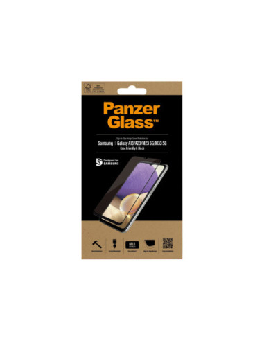 PanzerGlass | Screen protector | Samsung | Galaxy A13/M23 5G/M33 5G | Glass | Black | Case Friendly