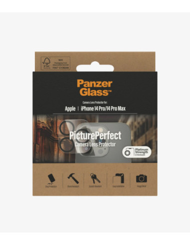 PanzerGlass | Camera Protector | Apple | iPhone 14 Pro/14 Pro Max | Black