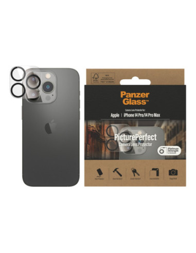 PanzerGlass | Camera Protector | Apple | iPhone 14 Pro/14 Pro Max | Black