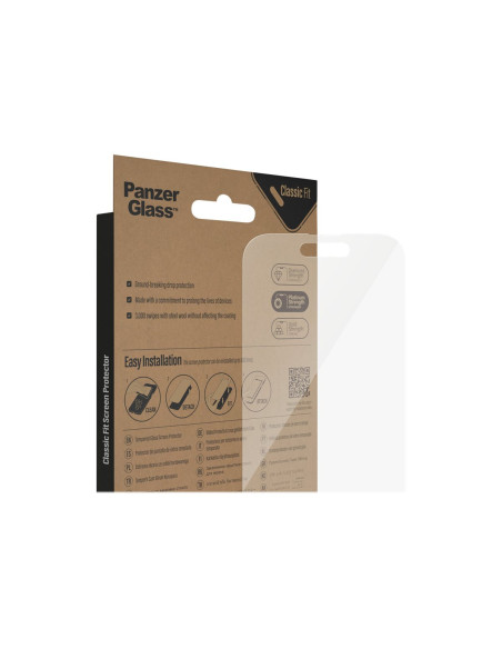 PanzerGlass | Screen protector | Apple | iPhone 14 Pro | Glass | Transparent | Classic Fit