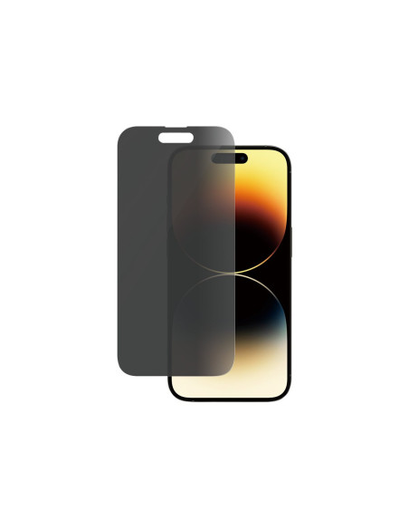 PanzerGlass | Screen protector | Apple | iPhone 14 Pro | Glass | Black | Classic Fit | Privacy