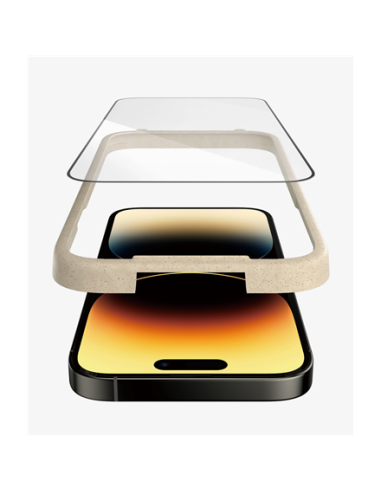 PanzerGlass | Screen protector | Apple | iPhone 14 Pro | Glass | Clear | Ultra-Wide Fit Easy installation Fingerprint resistant