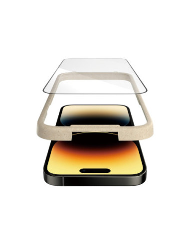 PanzerGlass | Screen protector | Apple | iPhone 14 Pro | Glass | Clear | Ultra-Wide Fit Easy installation Fingerprint resistant