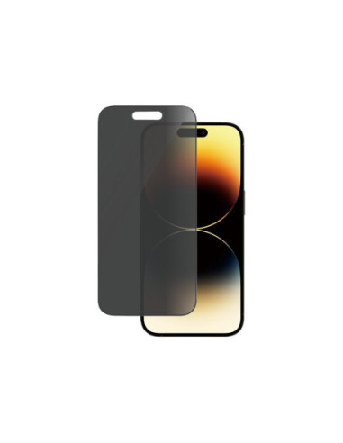 PanzerGlass | Screen protector | Apple | iPhone 14 Pro | Glass | Black | Ultra-Wide Fit Easy installation Privacy Filter Finger