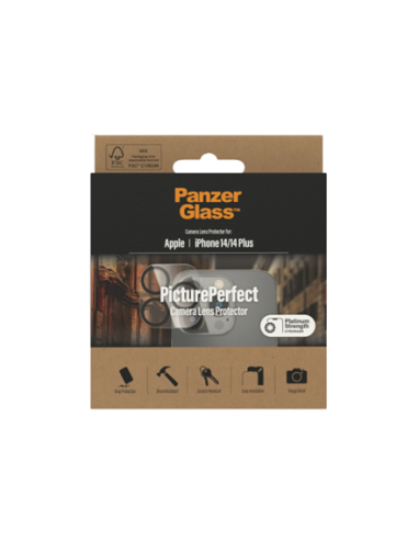 PanzerGlass | Camera Lens Protection | PicturePerfect | Apple | iPhone 14/14 Plus | Glass | Transparent