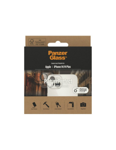 PanzerGlass | Camera Lens Protection | PicturePerfect | Apple | iPhone 14/14 Plus | Glass | Transparent