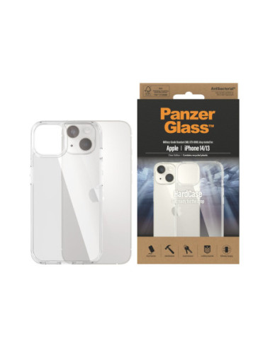 PanzerGlass | HardCase | Apple | iPhone 14/13 | Clear | Wireless charging compatible 100% recycled frame material