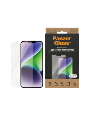 PanzerGlass | Screen protector | Apple | iPhone 14 Plus/13 Pro Max | Glass | Transparent | Classic Fit