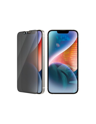 PanzerGlass | Screen protector | Apple | iPhone 14/13/13 Pro | Glass | Black | Ultra-Wide Fit | Privacy