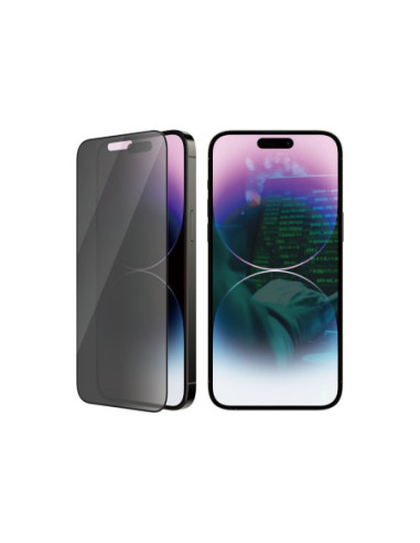 PanzerGlass | Screen protector | Apple | iPhone 14 Pro Max | Glass | Black | Ultra-Wide Fit Privacy AB