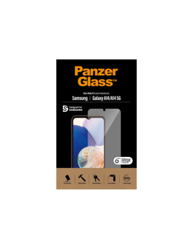 PanzerGlass | Ultra Wide fit | Screen Protector | Samsung | Galaxy A14/A14 5G | Transparent