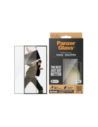 PanzerGlass Screen Protector Samsung Galaxy S 2024 Ultra | Ultra-Wide Fit wA | PanzerGlass