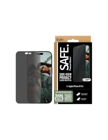 PanzerGlass Screen protector | Apple | iPhone 16 Pro | Glass | Black | Ultra-Wide Fit