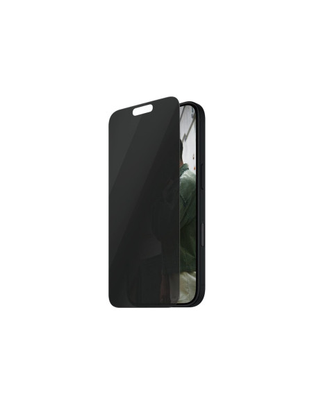 PanzerGlass Screen protector | Apple | iPhone 16 | Glass | Black | Ultra-Wide Fit