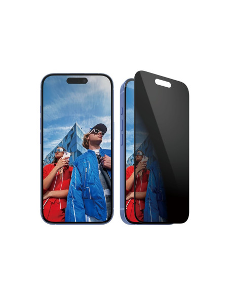 PanzerGlass Screen protector | Apple | iPhone 16/iPhone 15 | Glass | Black | Ultra-Wide Fit